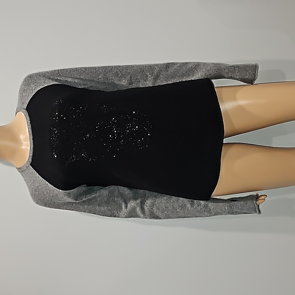 27 Miles Malibu Cashmere Crystal Skull Sweater 100% cashmere size M